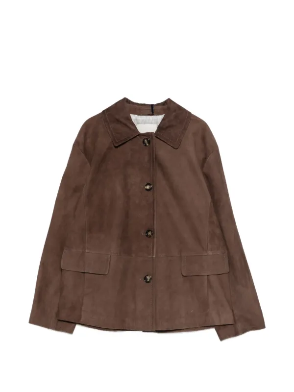 S Max Mara パッチポケット ジャケット | ブラウン | FARFETCH JP