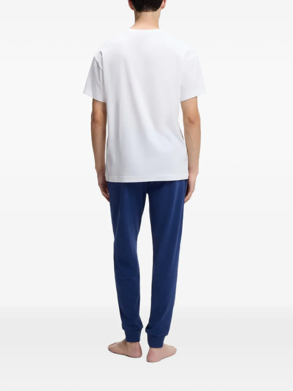 HUGO T-shirt met logoprint Wit