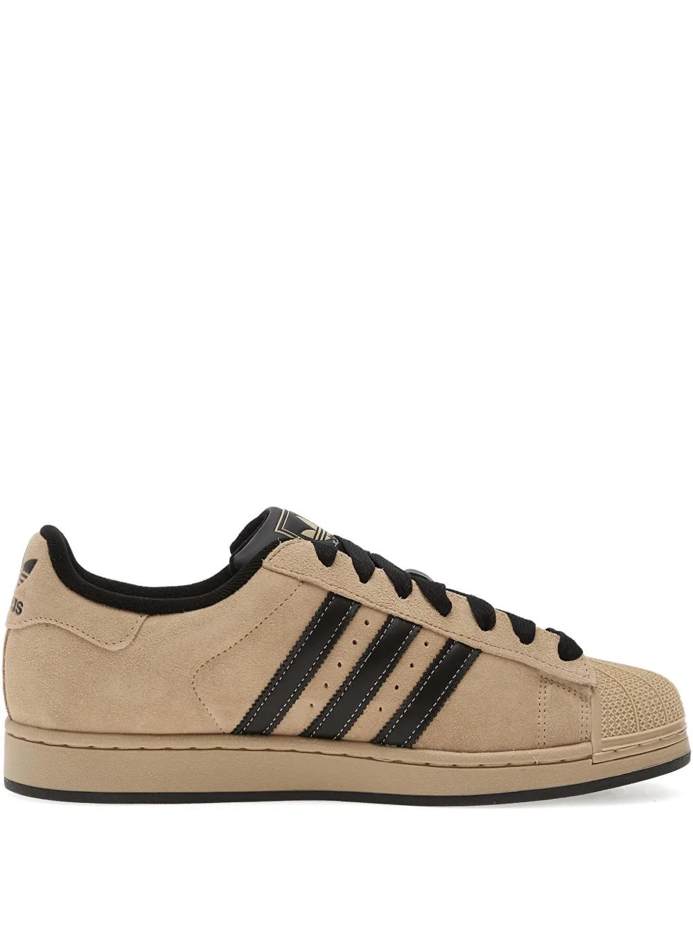 adidas Superstar II three-stripe sneakers - Toni neutri
