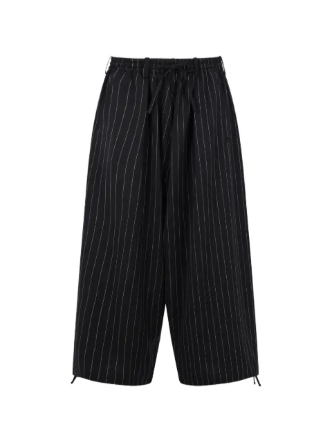 Y-3 wide-leg pinstripe trousers