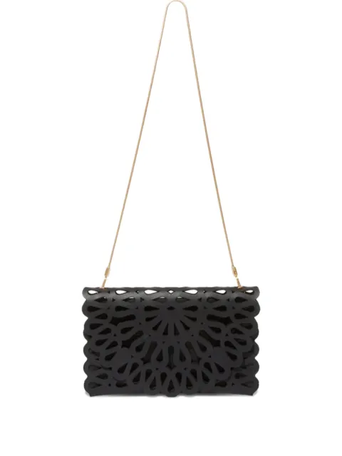 Simkhai Mccall laser cut clutch bag