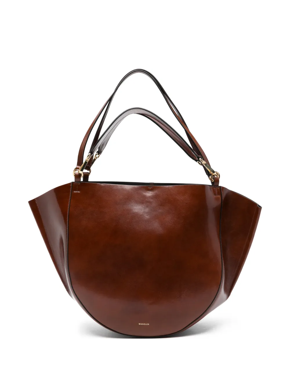 Wandler large Hortensia tote bag - Marrone