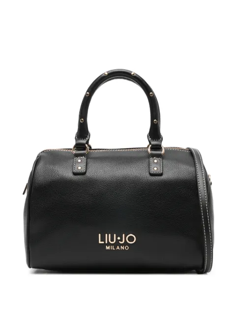 LIU JO Small satchel studded tote bag