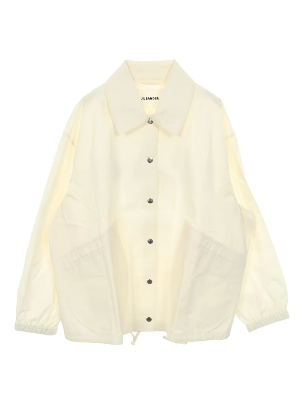 Jil Sander Pre-Owned logo-embroidered jacket - Toni neutri