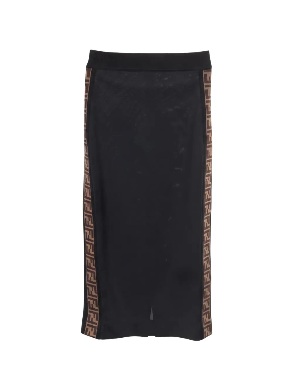 Fendi Pre-Owned Gonna midi con motivo FF 2010 - Nero