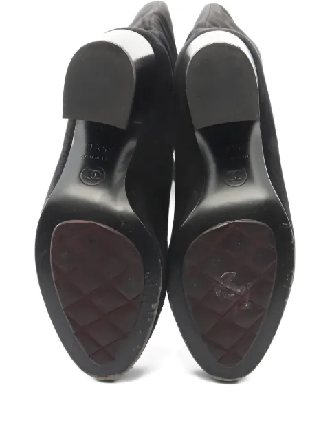 CHANEL Pre-Owned bottines Coco Mark en daim