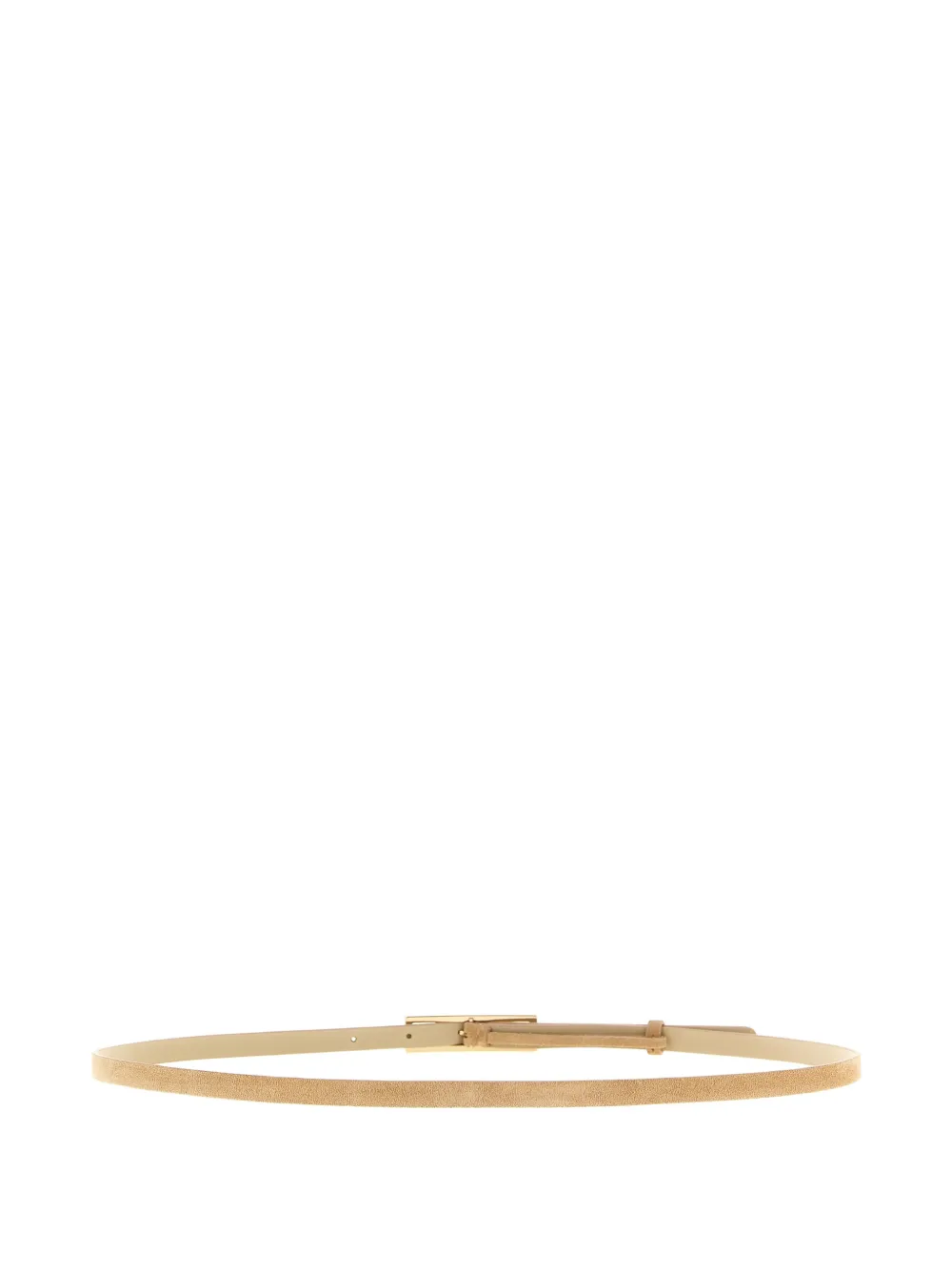 Fabiana Filippi leather buckled belt - Beige