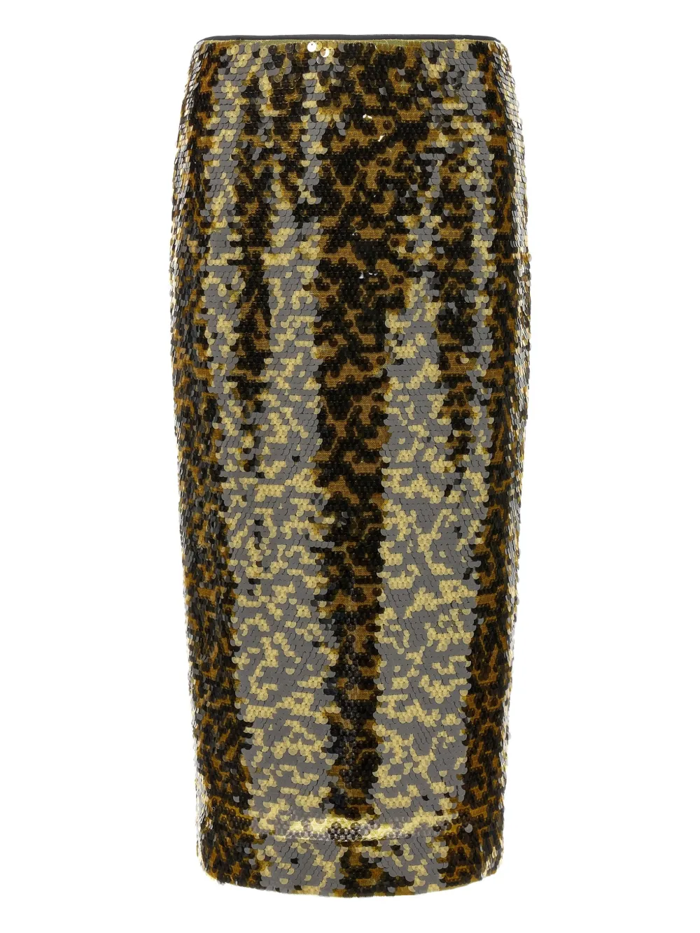 STAUD Ciara sequined midi skirt - Braun