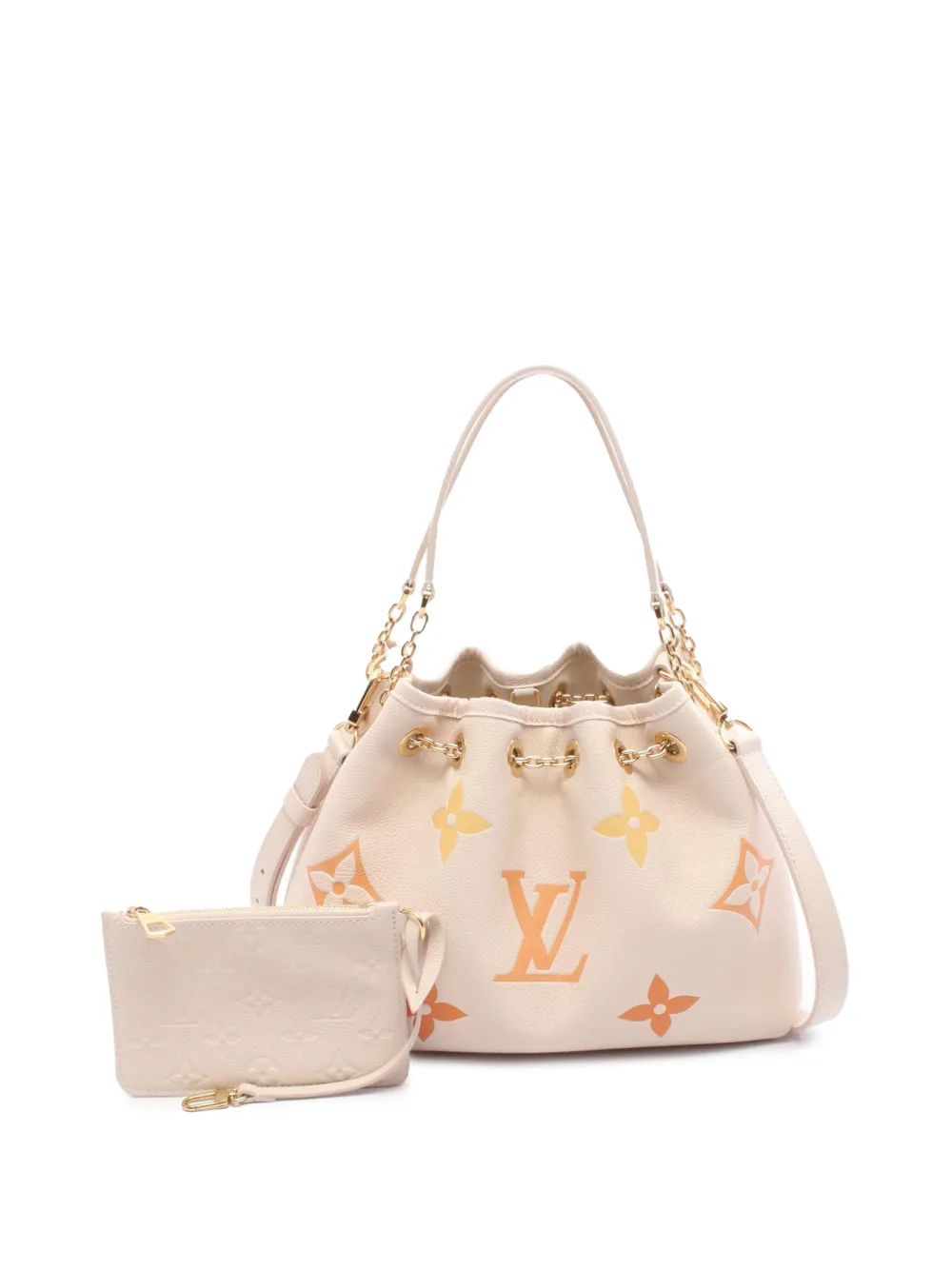 Louis Vuitton Pre-Owned 2021-2025 Monogram Degrade Empreinte Giant Summer Bundle satchel - Marrone