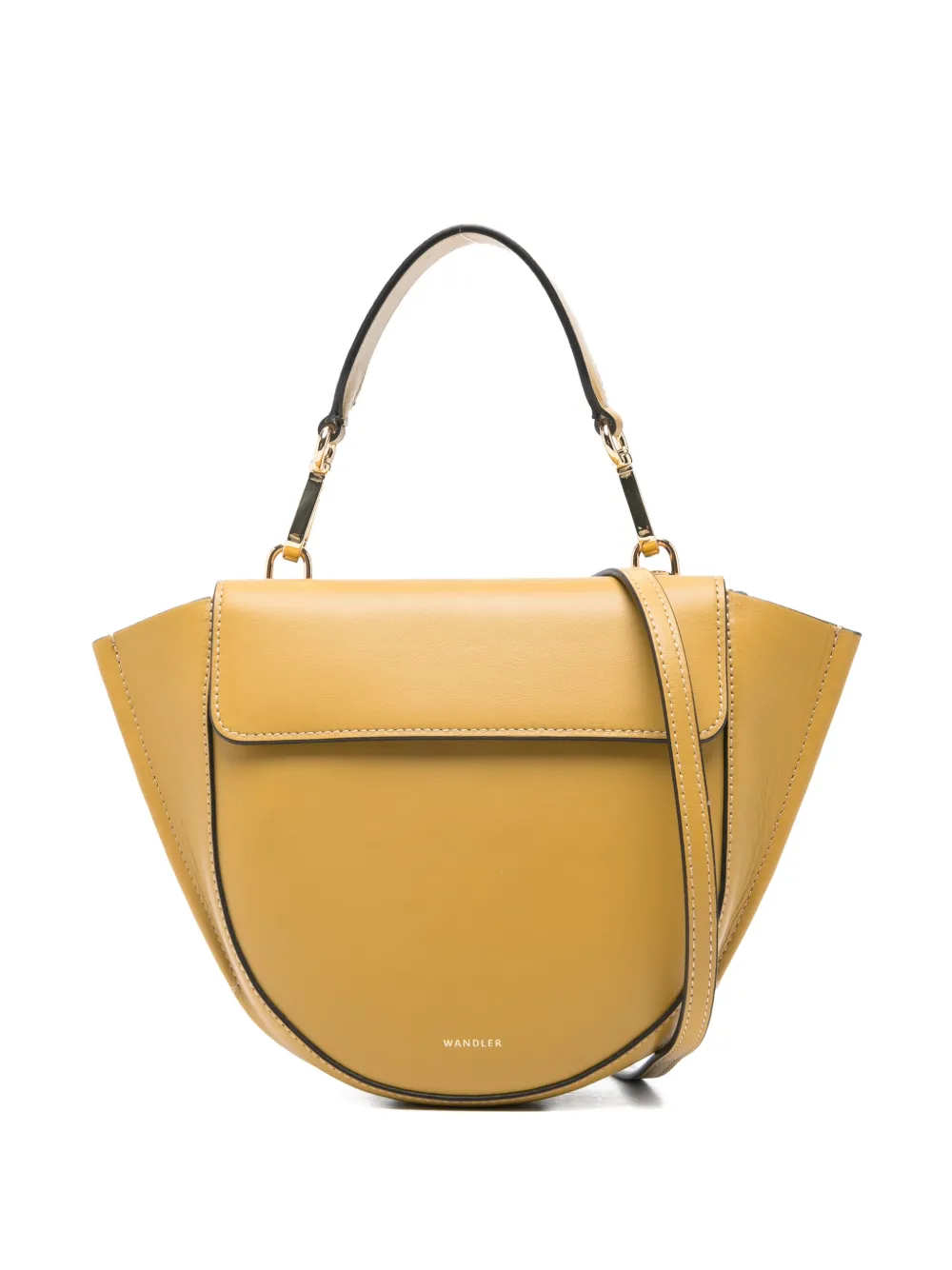 Wandler mini Hortensia flap houlder bag - Giallo