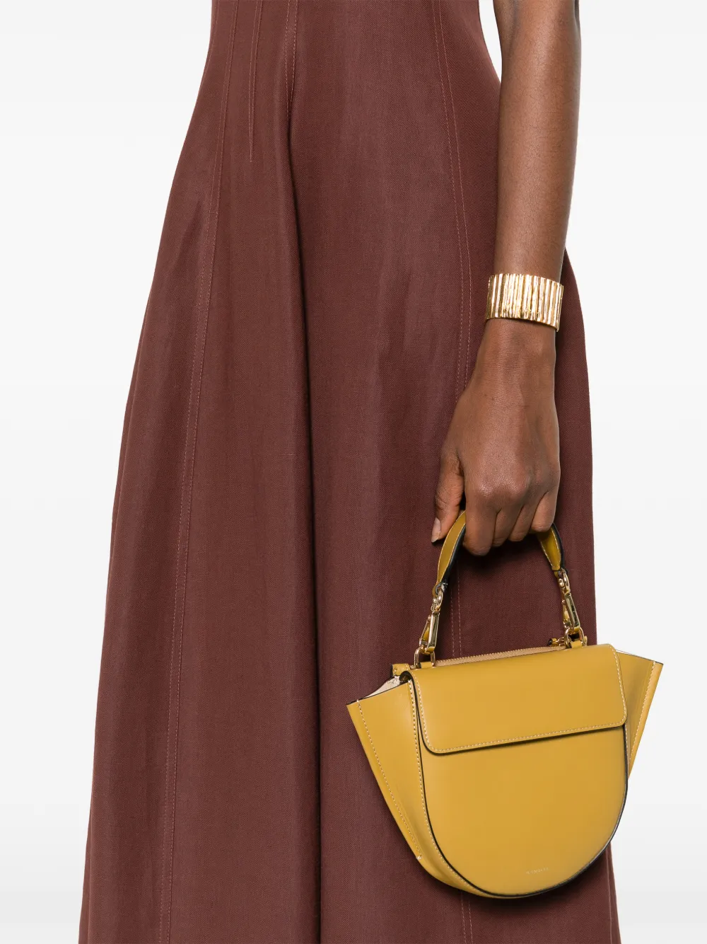  Wandler Mini Hortensia Flap Houlder Bag - Yellow 