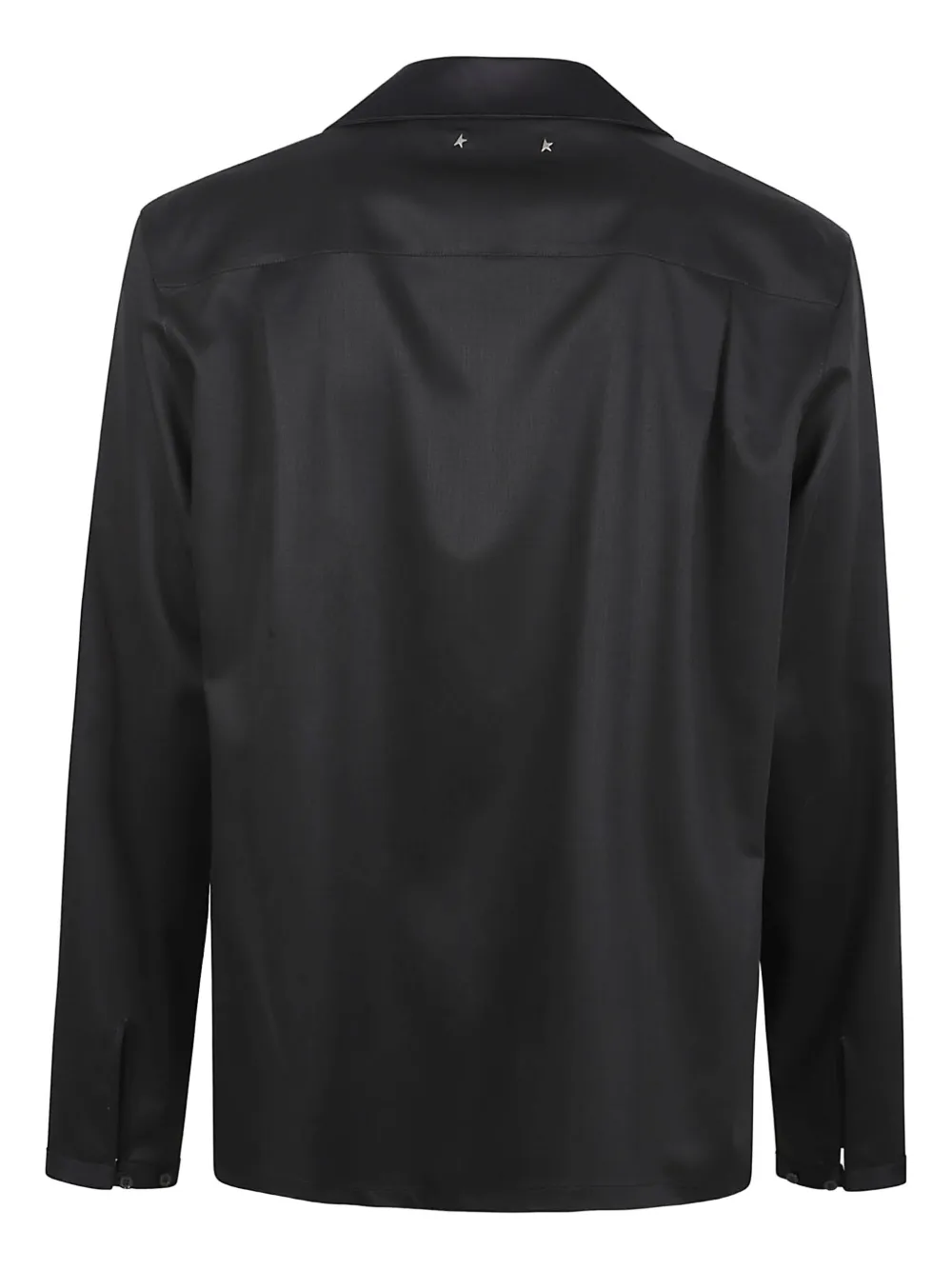 Golden Goose chest-pocket virgin wool shirt - Zwart