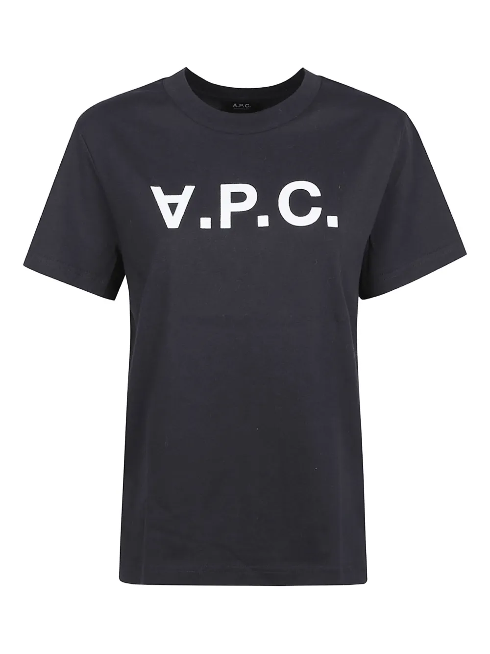 A.P.C. logo T-shirt - Blu