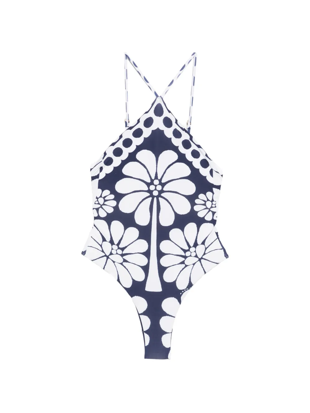 FARM Rio printed swimsuit - Blu