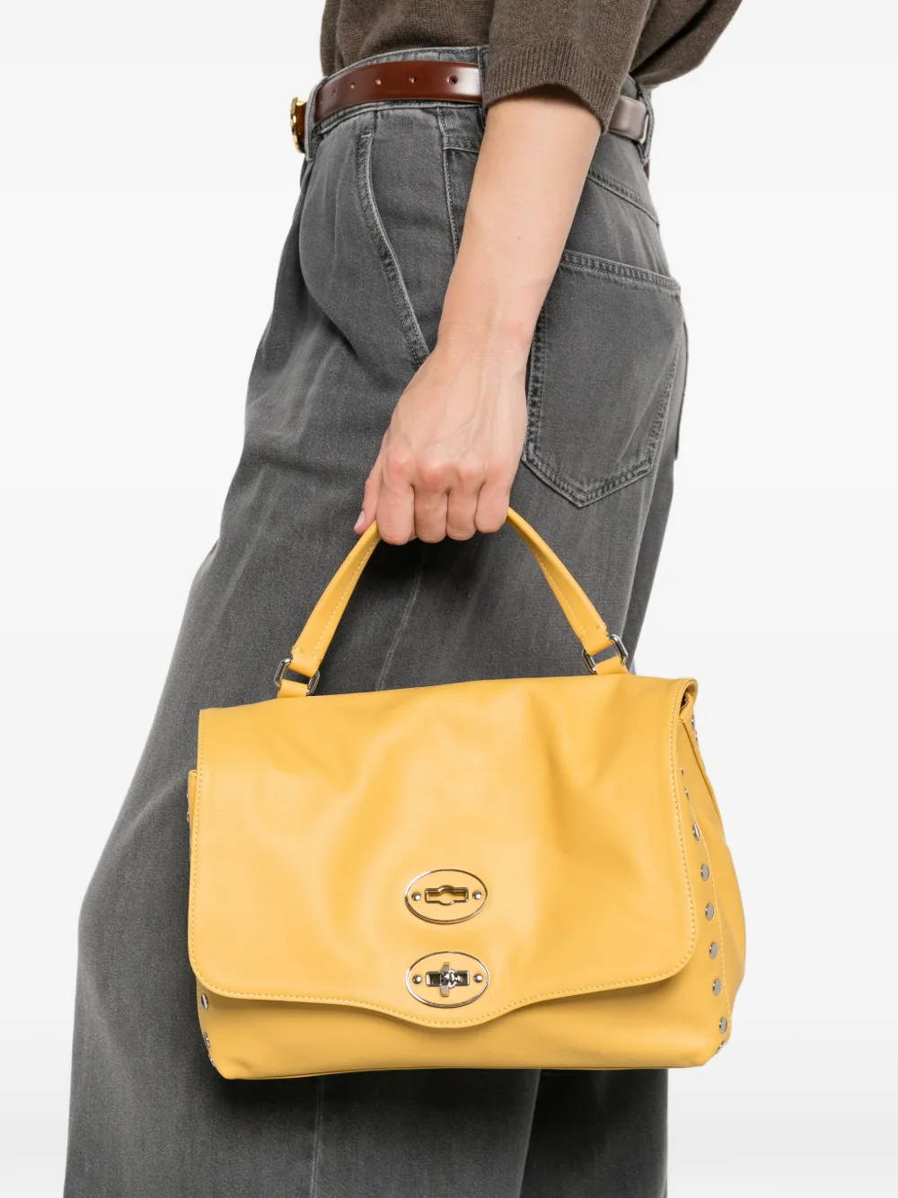 Zanellato small Postina tote bag - Geel