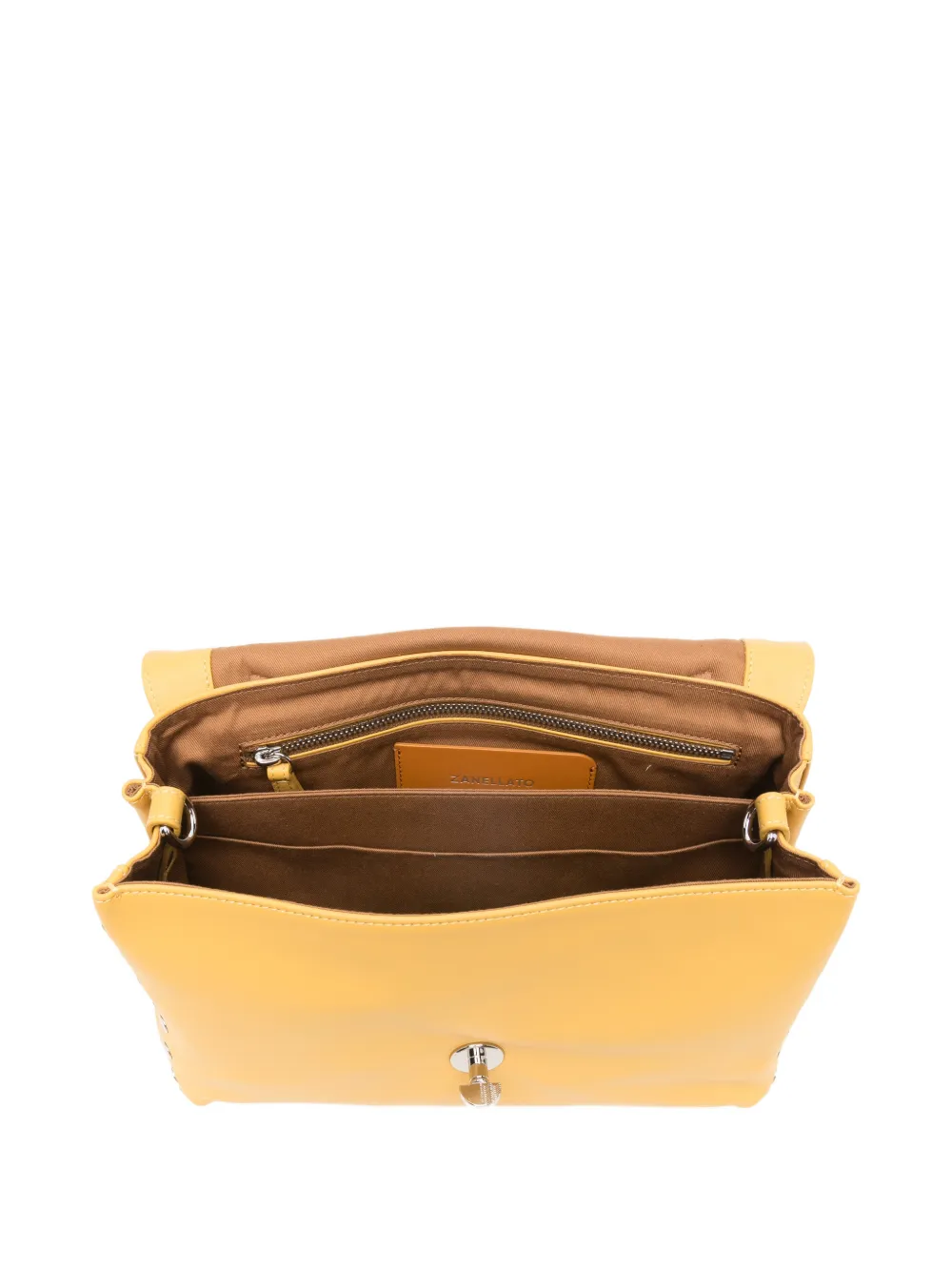Zanellato Postina kleine shopper Geel