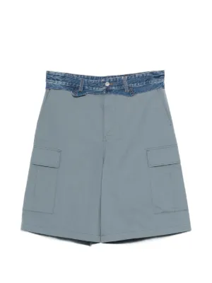 MM6 Maison Margiela ジップ ショートパンツ | ブルー | FARFETCH JP