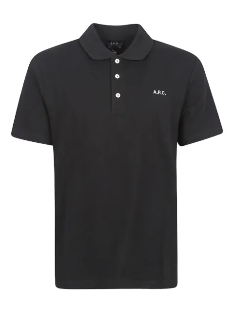 A.P.C. button-fastening polo shirt