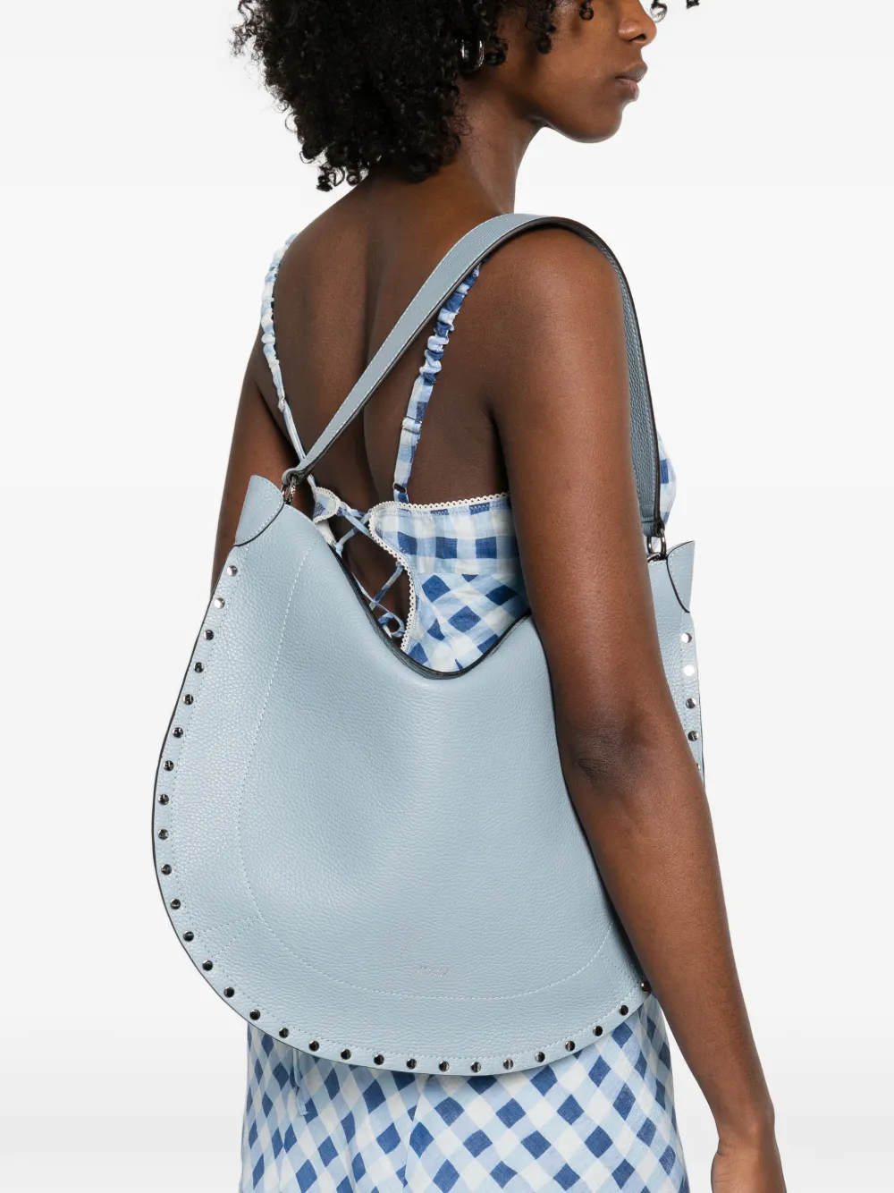 ISABEL MARANT studded shoulder bag - Blauw