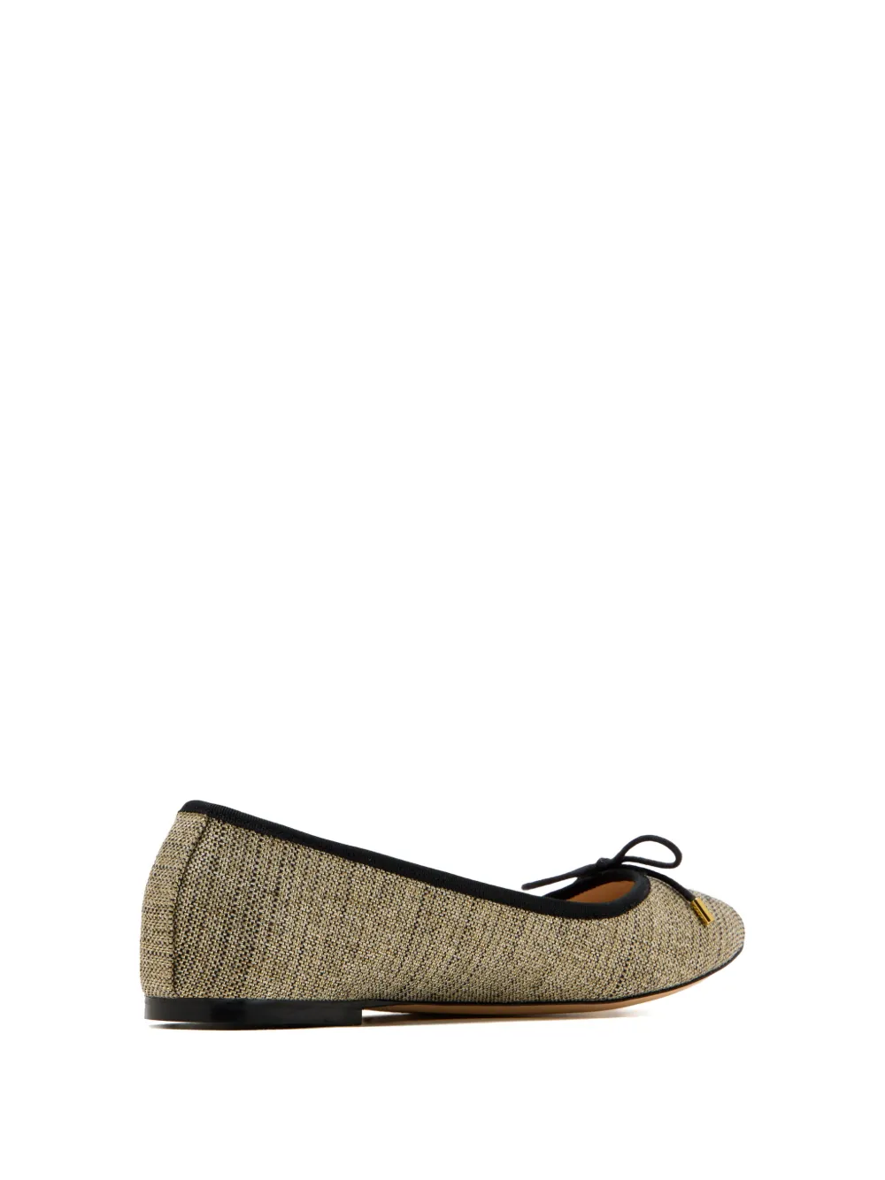 HOUSE OF BALLERINAS Emilie bow-detail ballet flats Goud