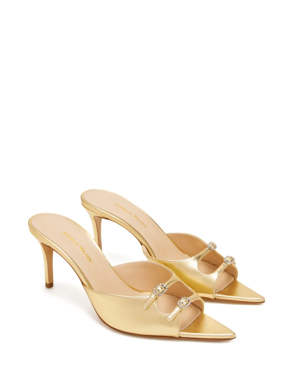 Andrea Wazen Carol sandalen Goud