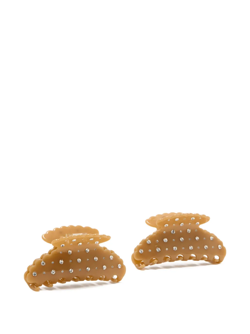 Loeffler Randall crystal hair clips (set of two) - Toni neutri