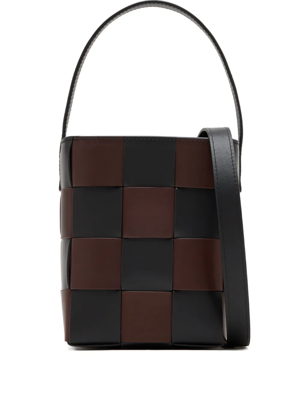 Loeffler Randall Laith woven-design mini bag - Marrone