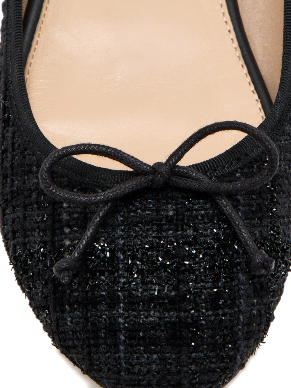 HOUSE OF BALLERINAS Ballerina's met strik Zwart