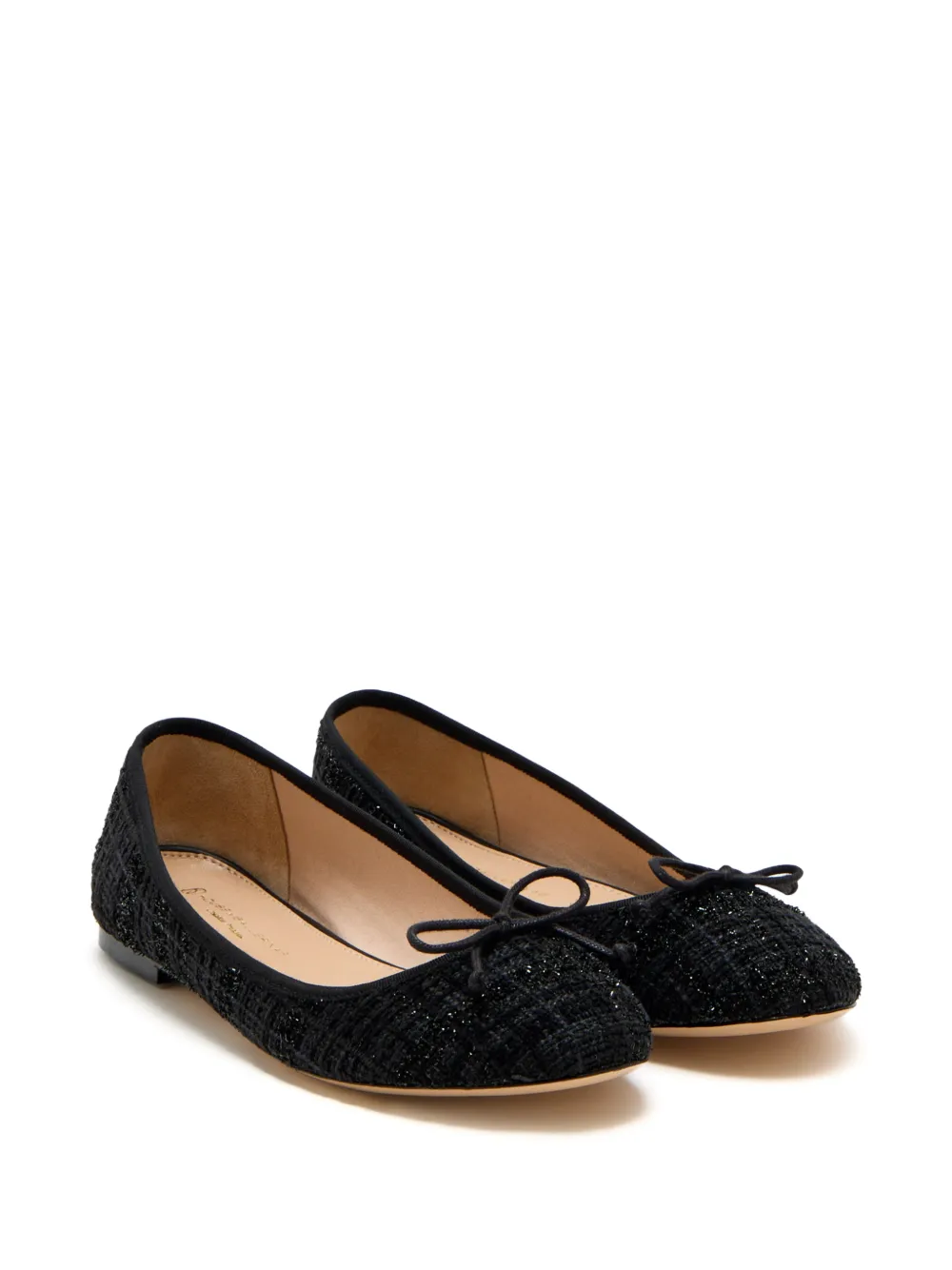 HOUSE OF BALLERINAS Ballerina's met strik Zwart
