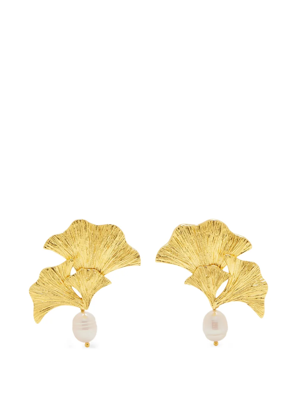 Lynyer Enchanted Flora pearl earrings - Oro