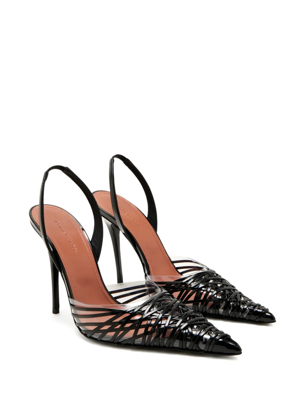 Amina Muaddi Lori pumps Zwart