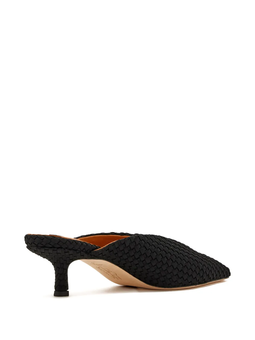  Naghedi Mules Strada Con Tacón - Negro 