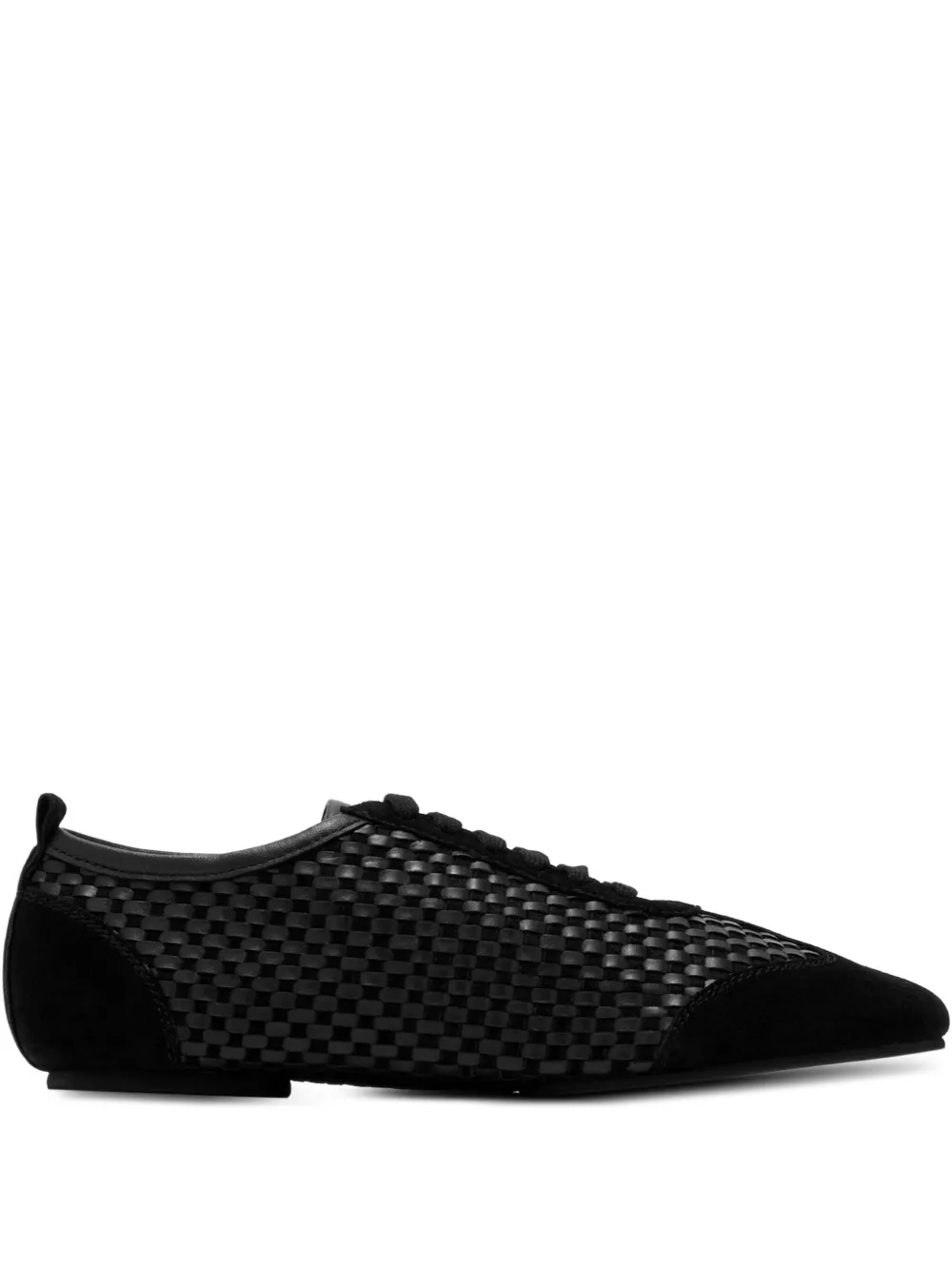 St. Agni lattice-woven sneakers - Schwarz