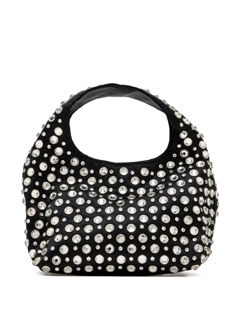 Loeffler Randall Kenzie crystal-embellished mini bag - Nero