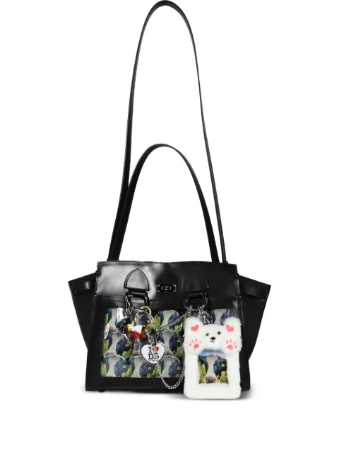 Doublet graphic-print shoulder bag