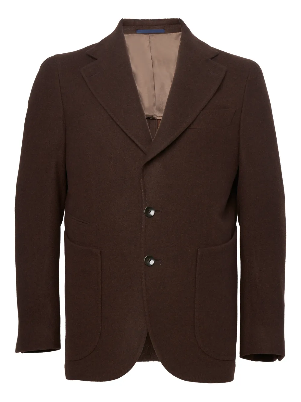 FRANZESE COLLECTION single-breasted blazer - Marrone