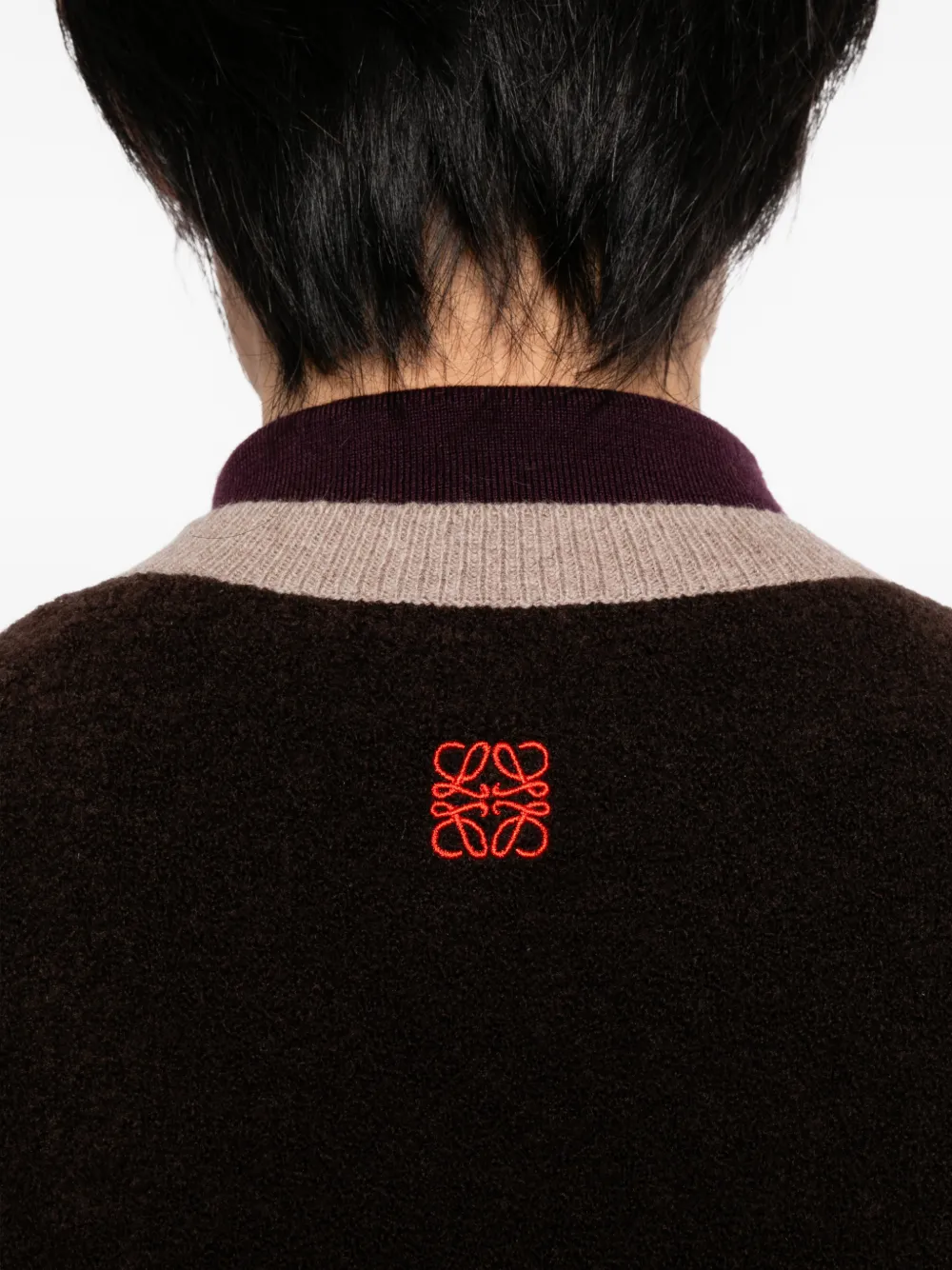LOEWE x Louis Wain intarsia gilet met print Bruin