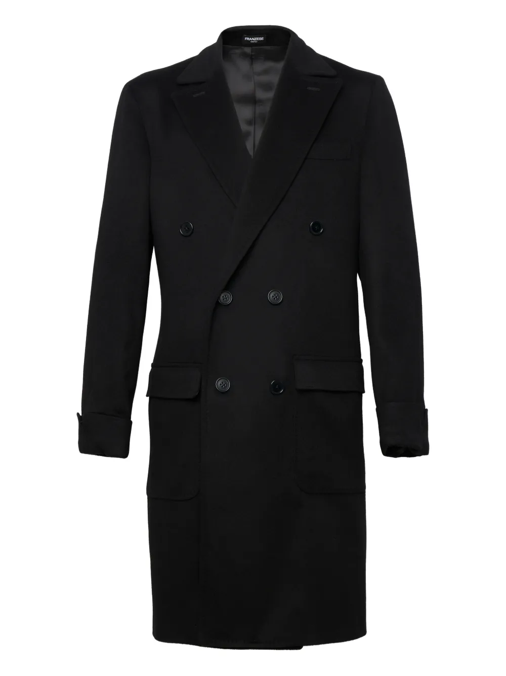 FRANZESE COLLECTION Stefano de Martino double-breasted coat - Nero