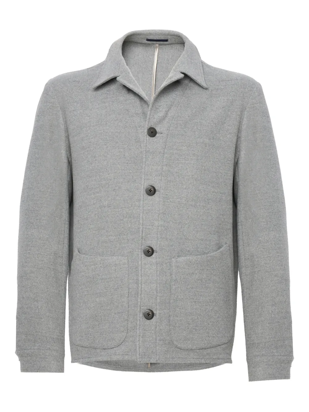 FRANZESE COLLECTION wool overshirt - Grigio