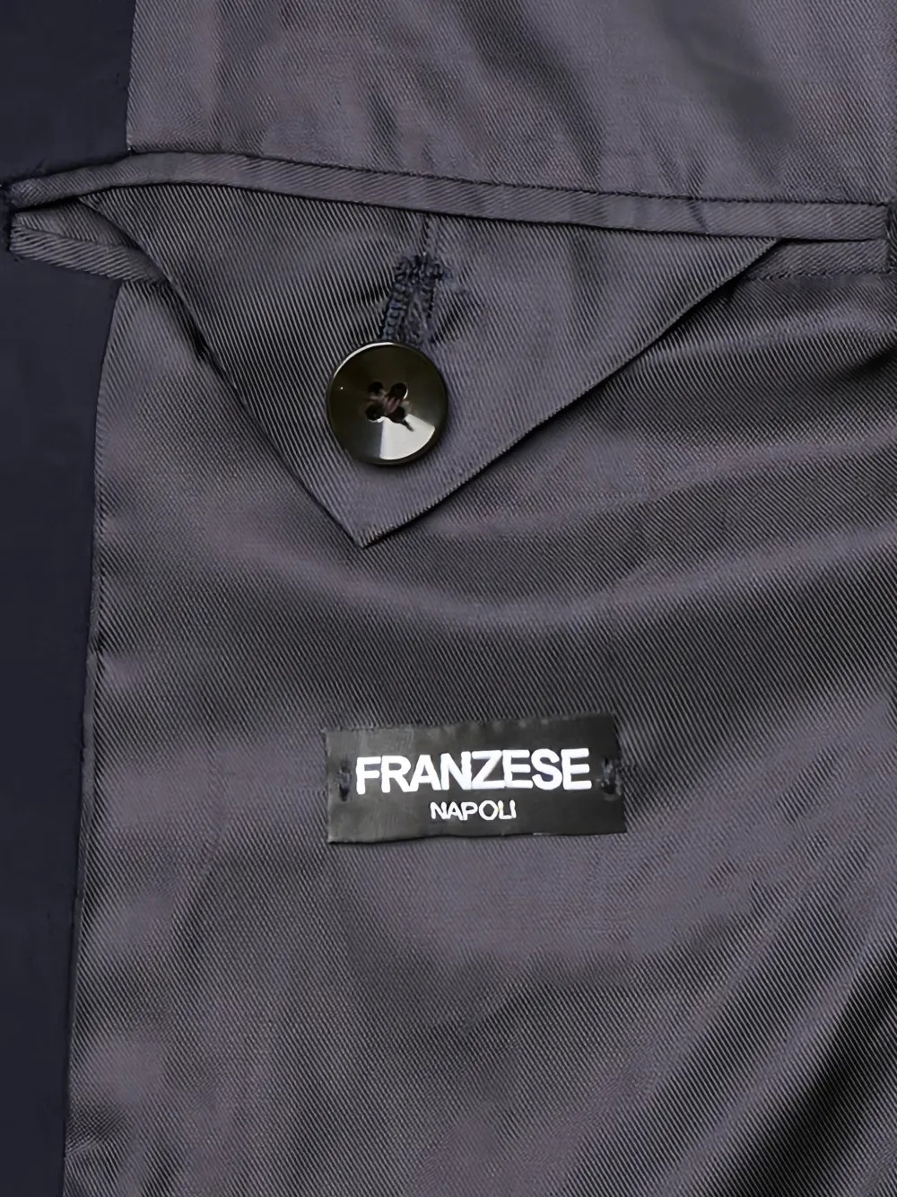FRANZESE COLLECTION Stefano De Martino jas met ceintuur Blauw