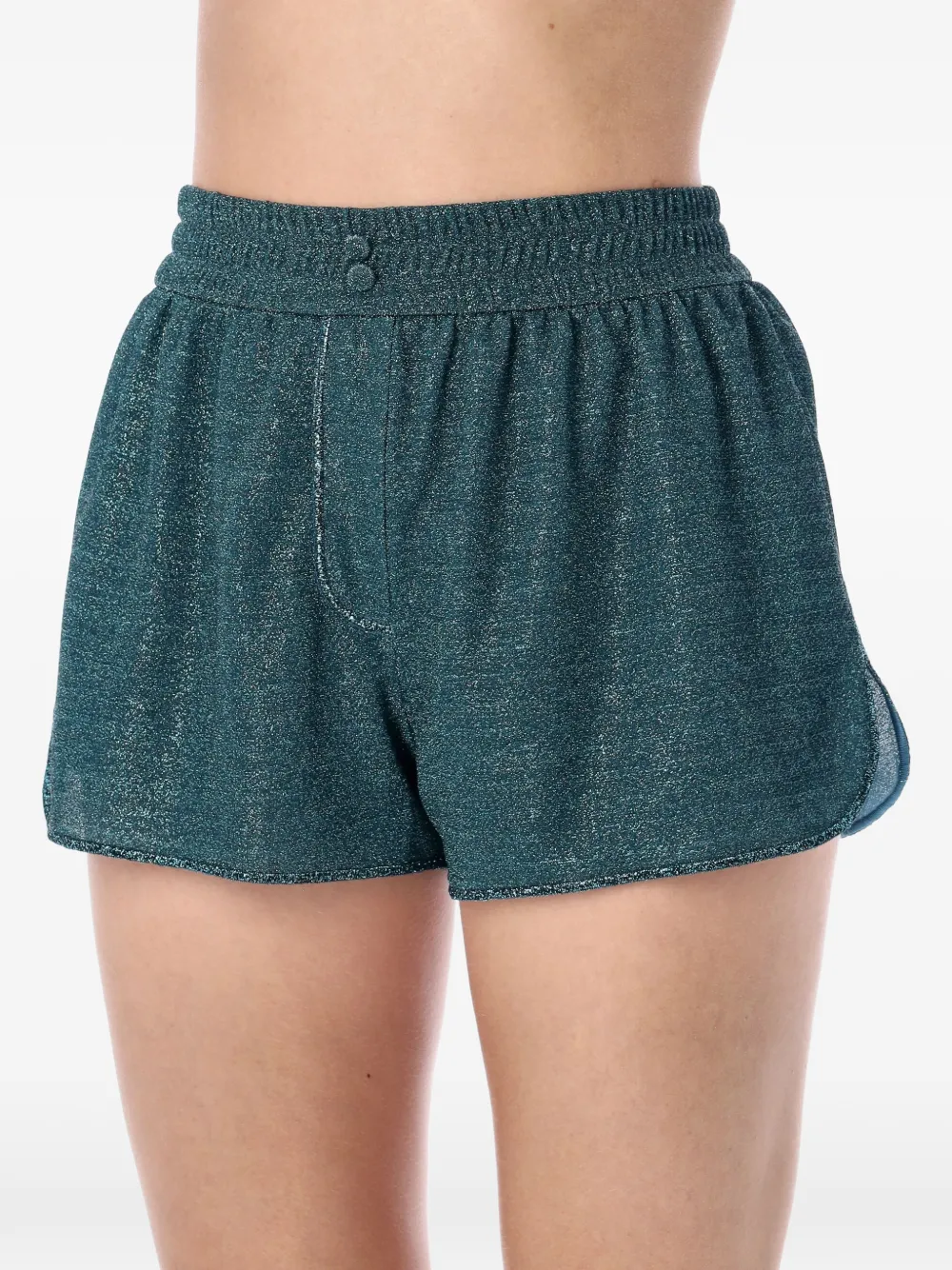  Oséree Lumière Button Shorts - Blue 