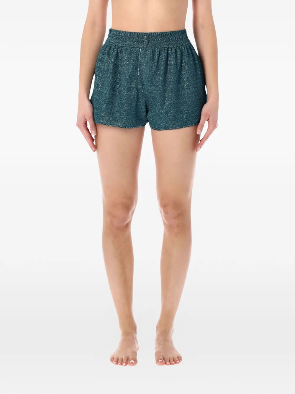 Oséree Lumière button shorts - Blu