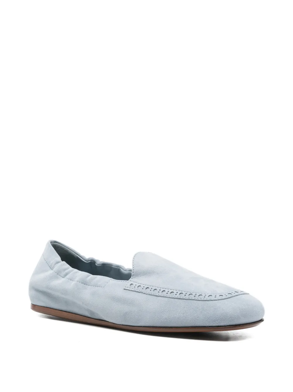 Church's perforated flat loafers Blauw