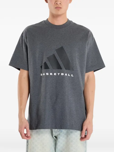adidas Basketball logo-print T-shirt