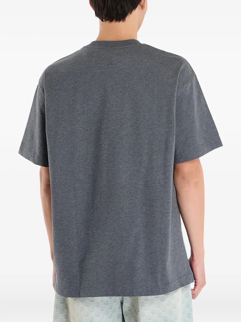 adidas Basketball T-shirt met logoprint Grijs