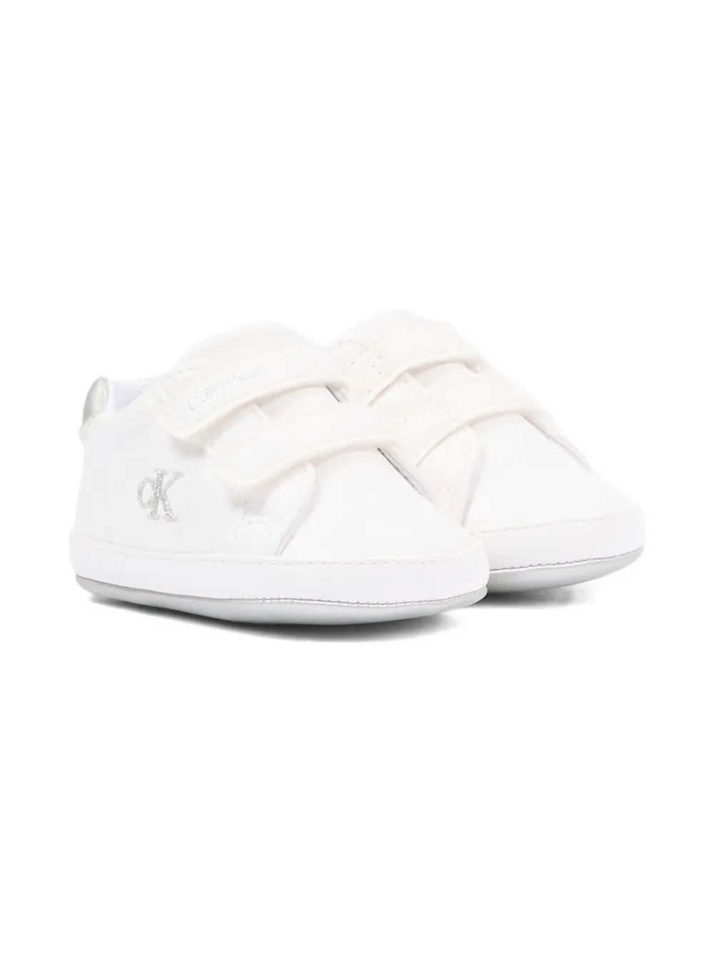 Calvin Klein Kids padded sneakers - Bianco