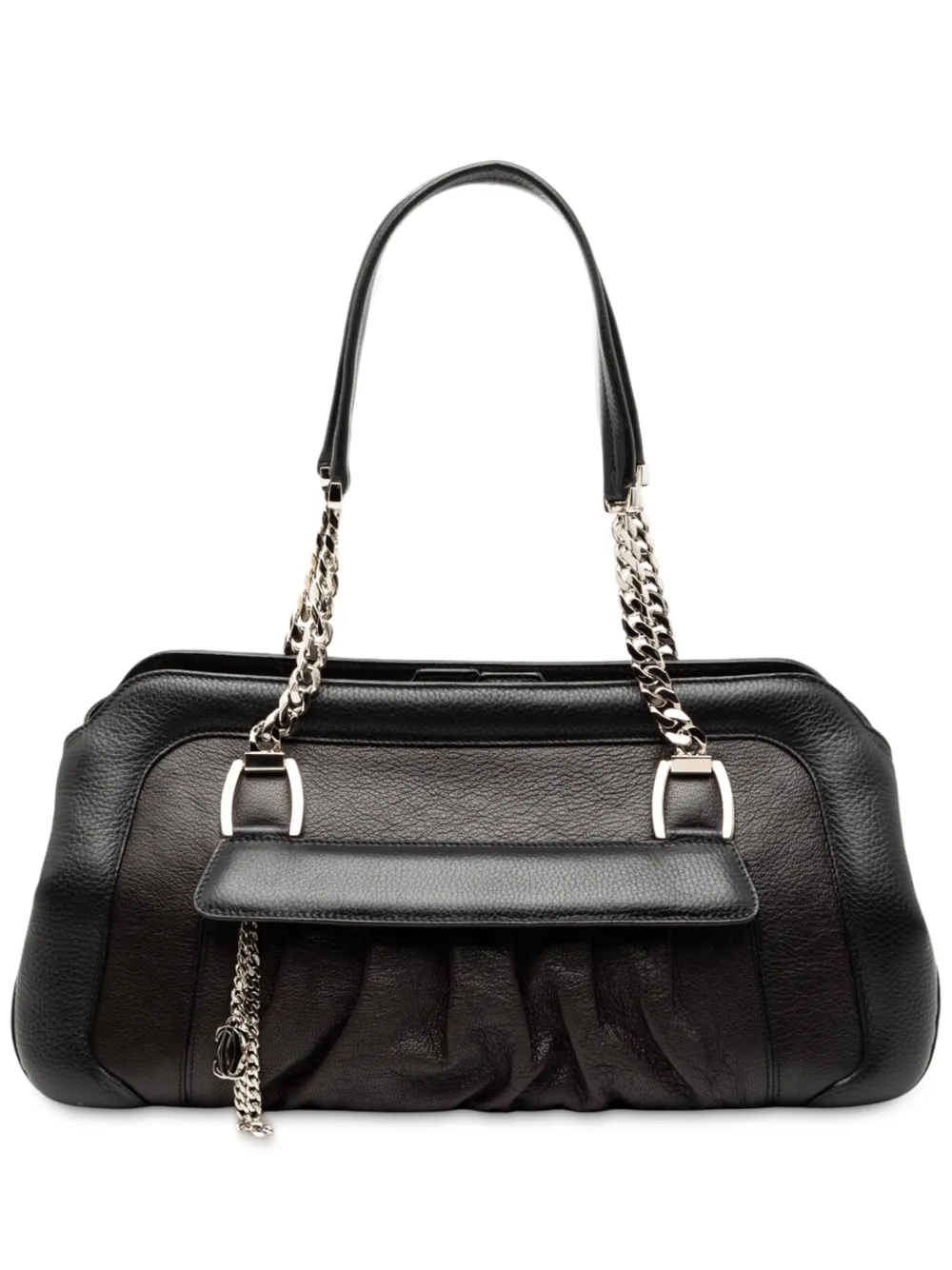 Cartier 2010-2025 Leather La Dona shoulder bag - Schwarz