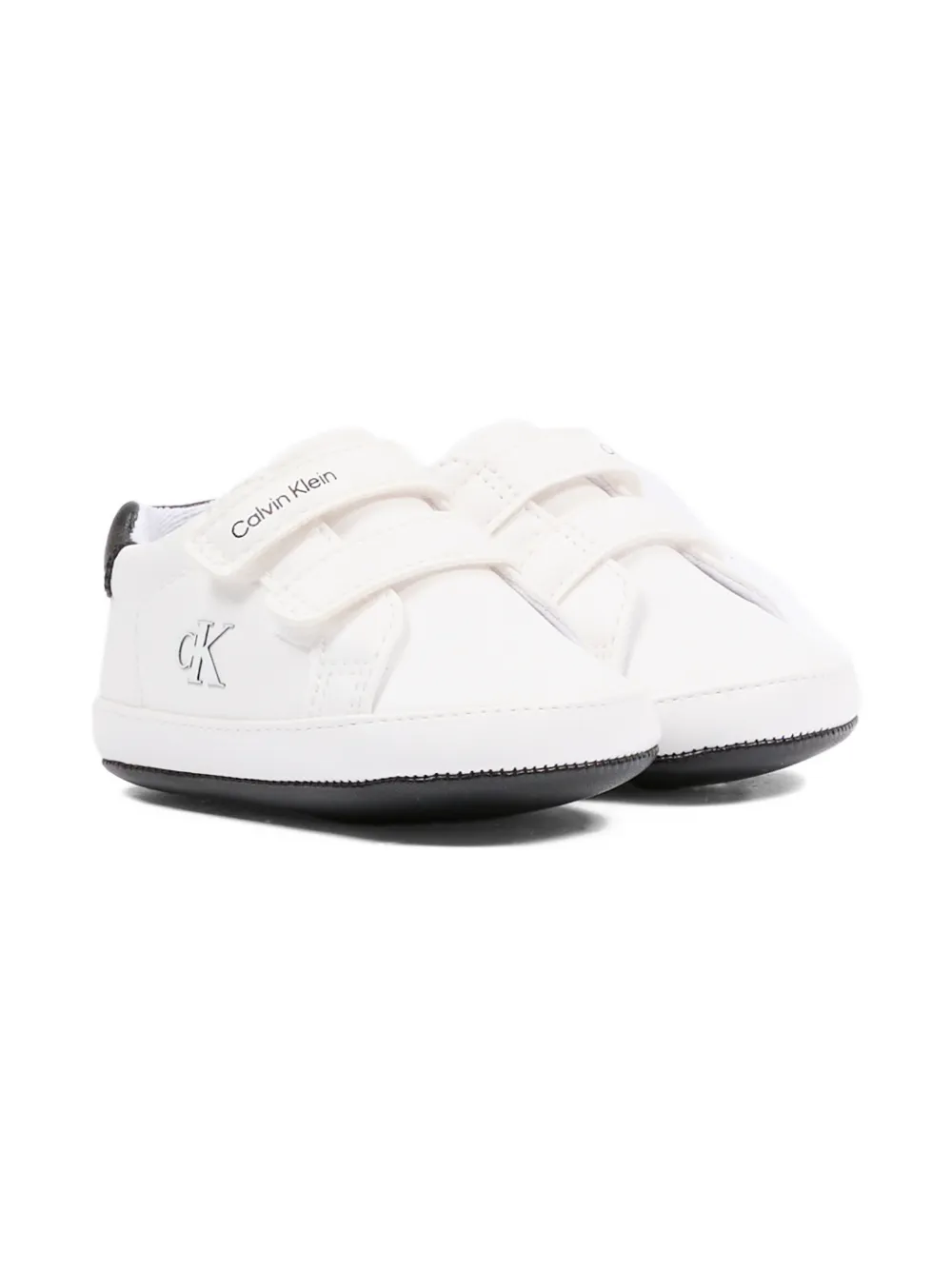 Calvin Klein Kids panelled sneakers - Bianco