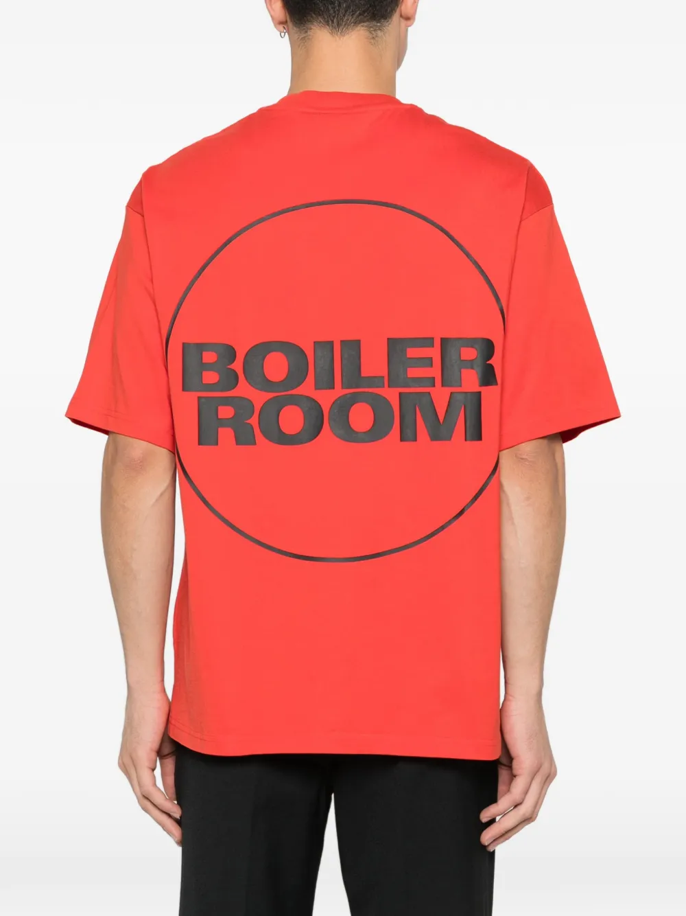Boiler Room T-shirt met logoprint Rood