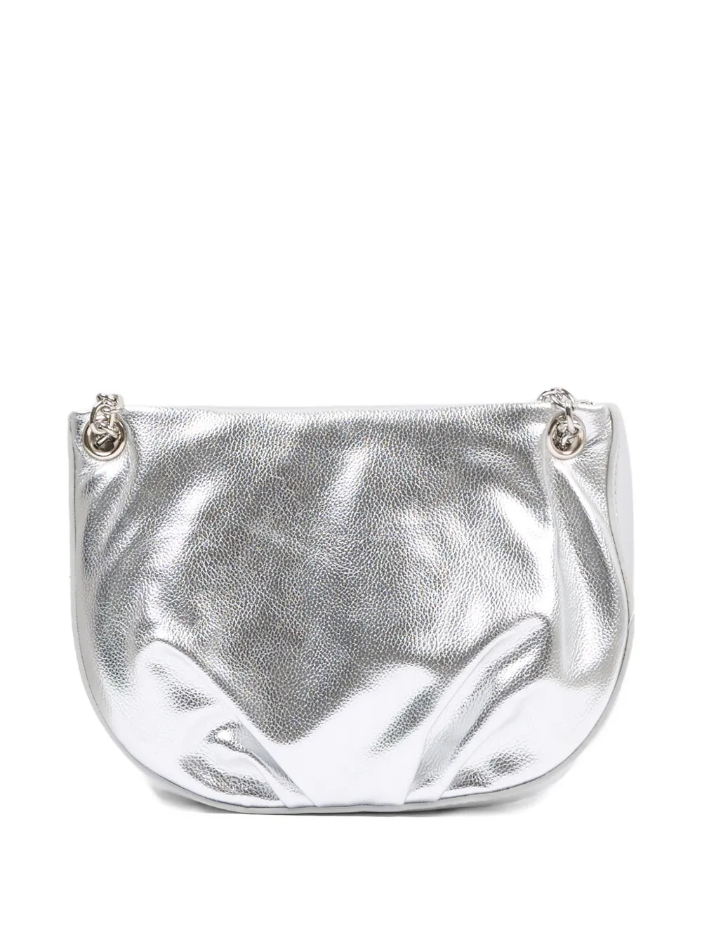 Molo metallic-effect shoulder bag - Zilver